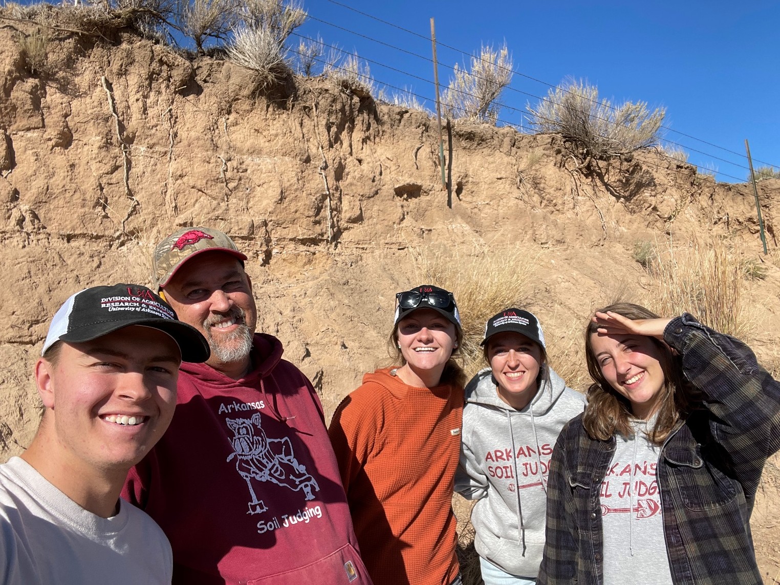 Soil Judging Team Group Photo soil judging team group photo at a contest