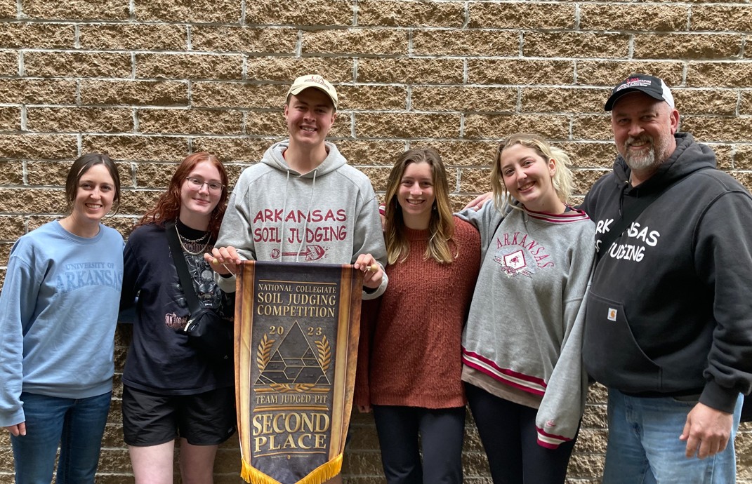 Soil Judging Team with 2nd Place Award soil judging team with 2nd place award