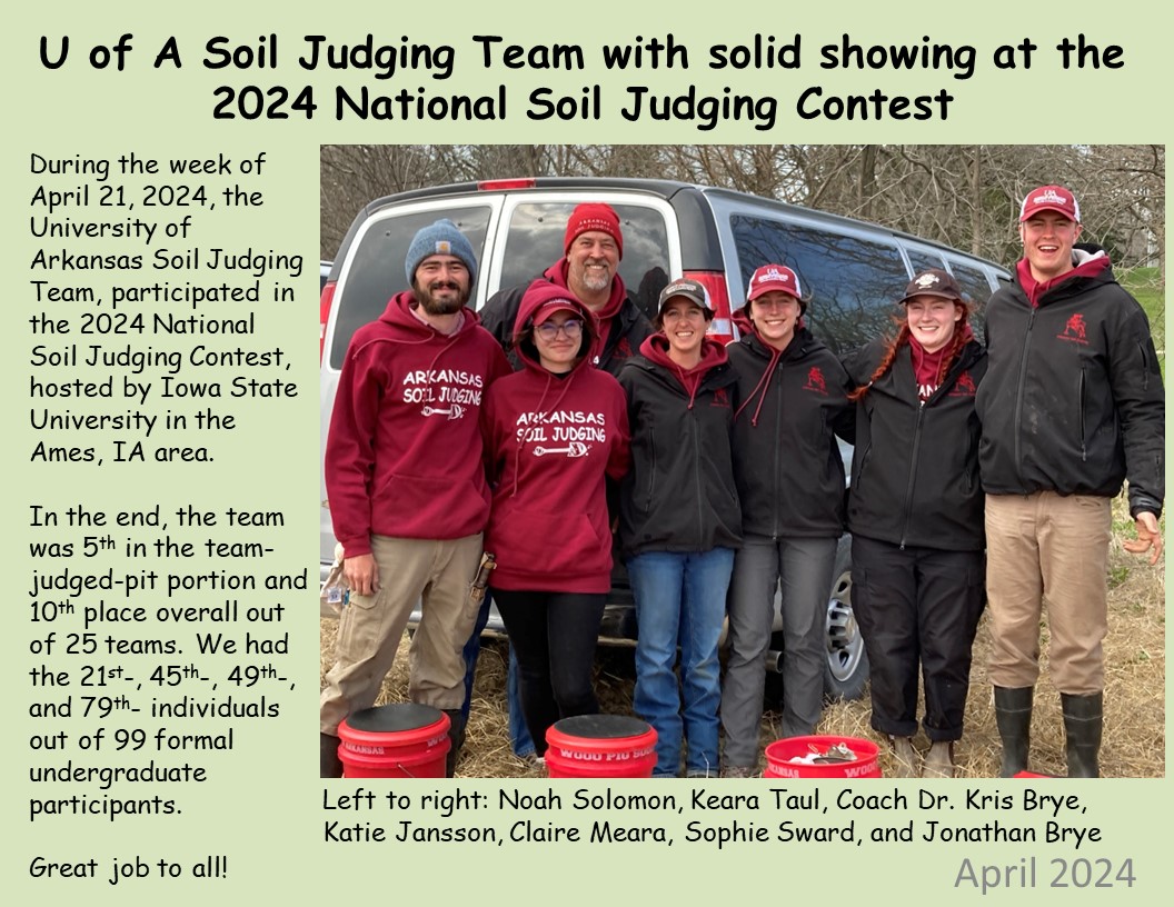 2024 Spring Soil Judging Contest