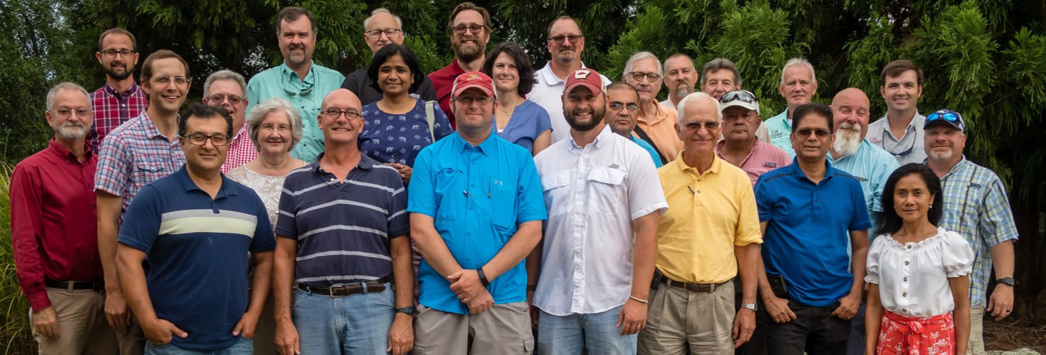 Department faculty members in a group photo